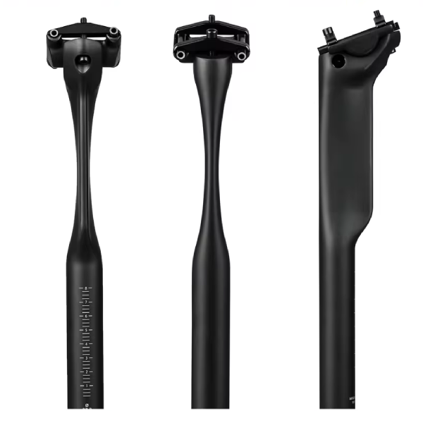 Elita One Aero carbon seatpost, front, side and rear profile