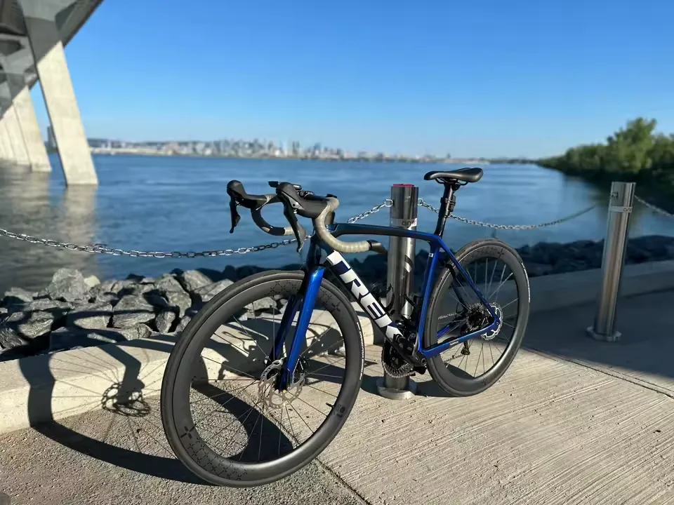 Trek with 10PLUS road wheels